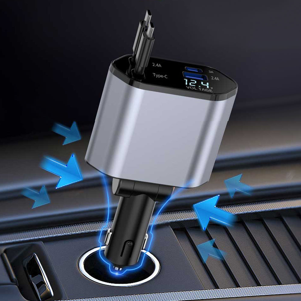Biloplader 9-i-1 — Effekt 154W til alle dine enheder 