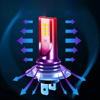 Becuri cu led H7 H11 80W 6500K - rază precisă și performanță stabilă