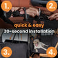 Dog Car Seat Cover – Waterproof & Non-Slip With Safety Harness 