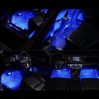 LED Atmosférická Lampa do Auta – Stylový Interiérový Design 