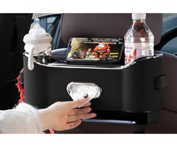 Organizer na tylne siedzenie z haczykami i schowkiem - zoptymalizowana przestrzeń i porządek w samochodzie