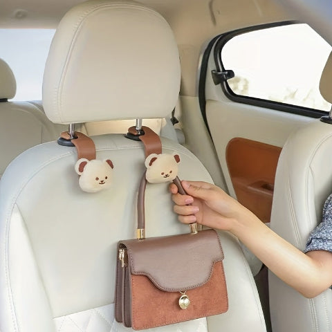 Crochet medvídek na auto – Praktické úložiště 