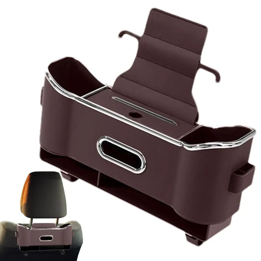 Organizer na tylne siedzenie z haczykami i schowkiem - zoptymalizowana przestrzeń i porządek w samochodzie