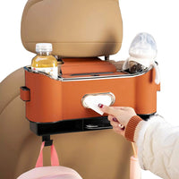 Organizer na tylne siedzenie z haczykami i schowkiem - zoptymalizowana przestrzeń i porządek w samochodzie