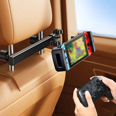 Unterstützung für Telefon und Tablet im Auto – Verstellbare Kopfstützenhalterung 