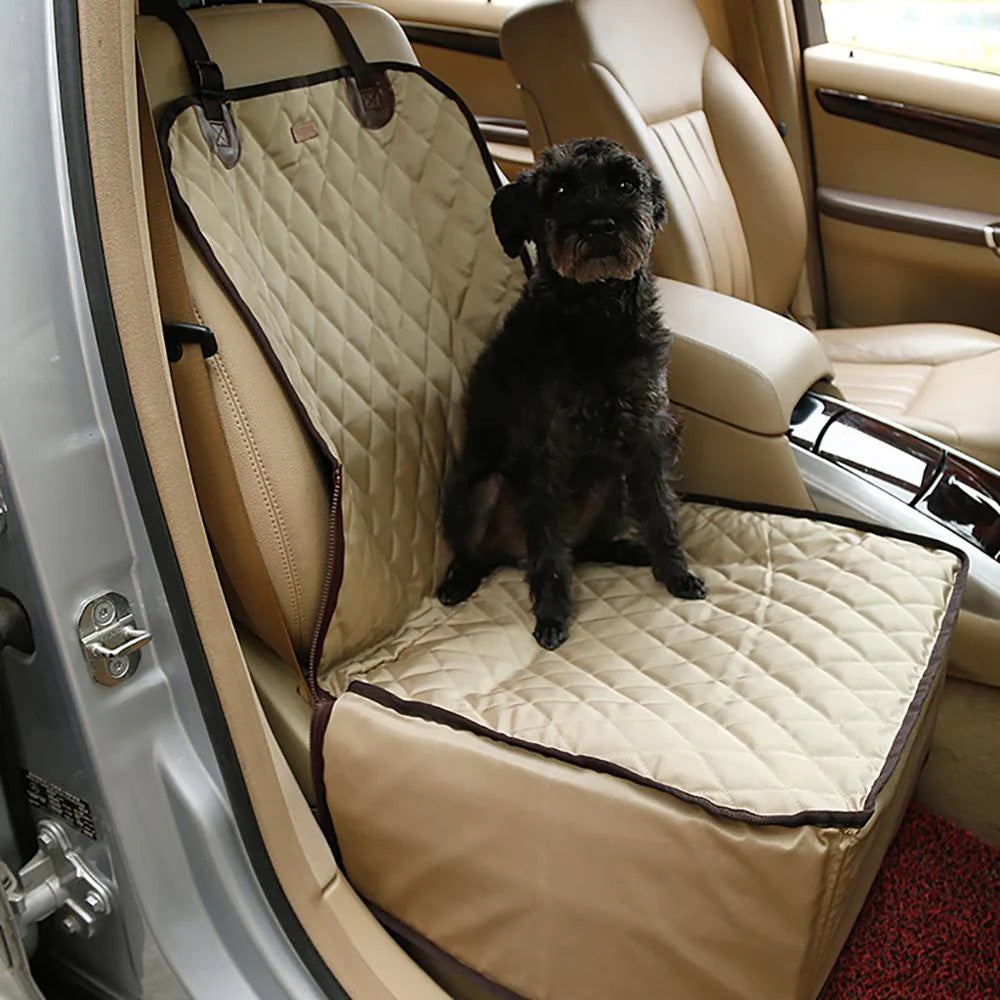 Siège Auto Surélevé Pour Chien — Confort Et Sécurité Pendant Le Voyage